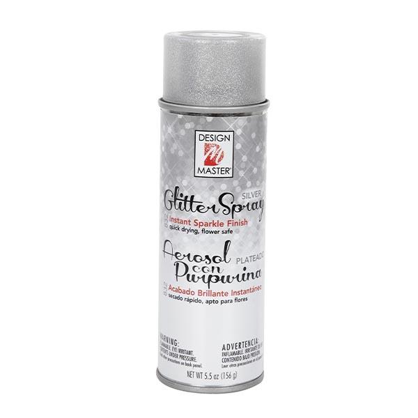Glitter Spray Design Master Silver